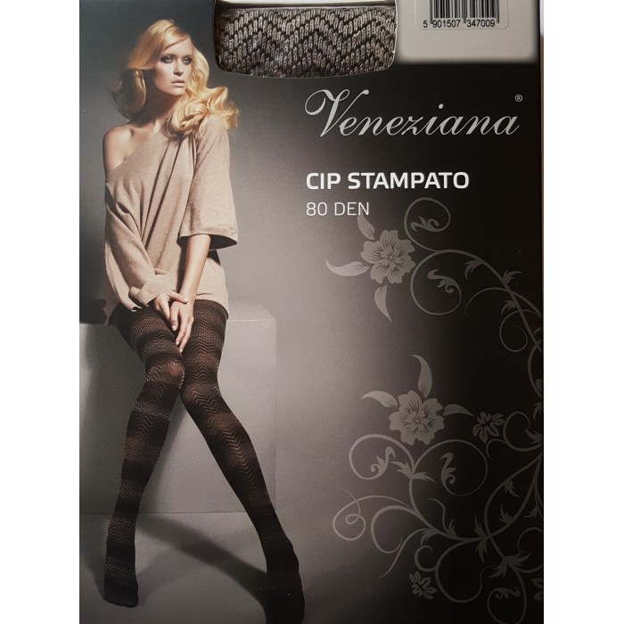 Veneziana Cip stampato 80 den